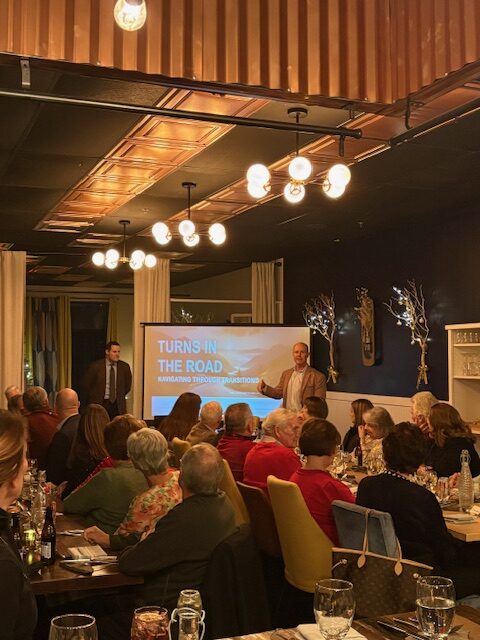 Todd Compton, financial advisor, leads an educational event in Virginia